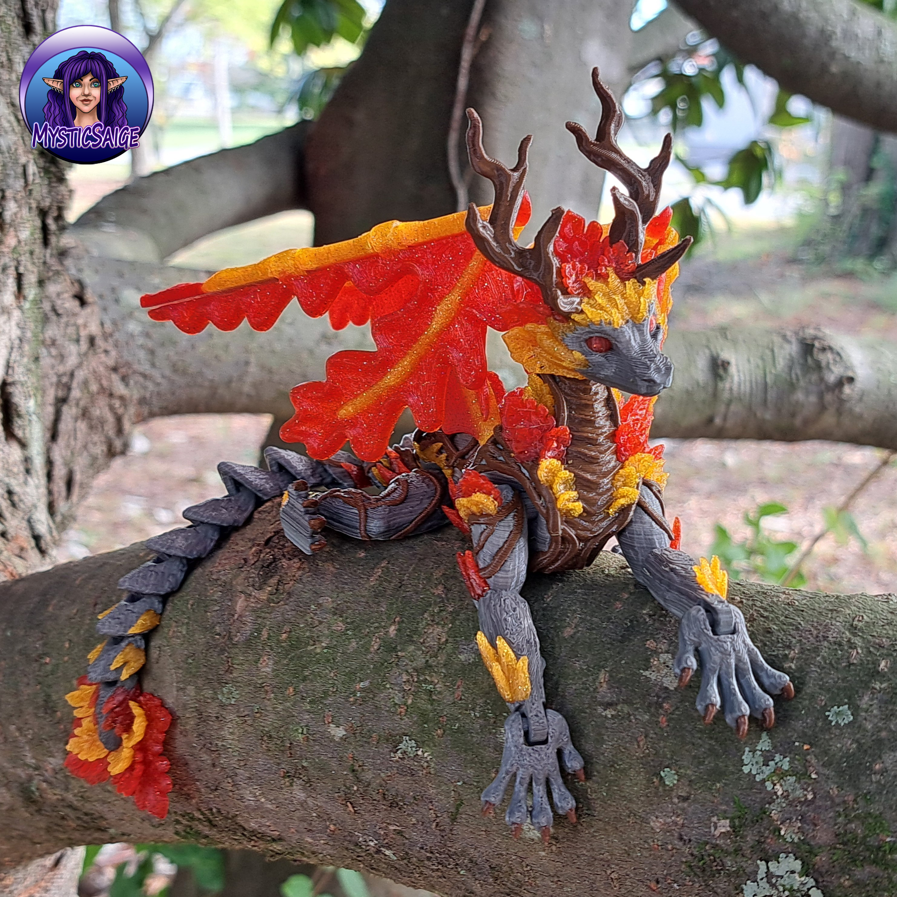 Forest Dragon - Articulated Dragon